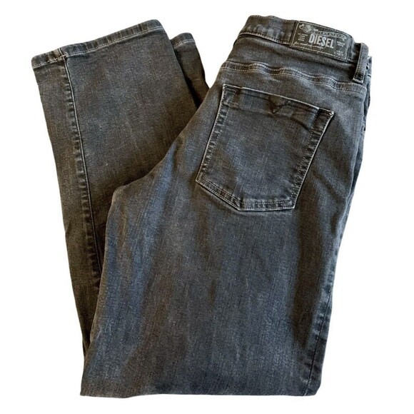 Diesel Black Niclah Regular Straight High Waist Stretch Jean Women’s Size 28-32 - Picture 4 of 14